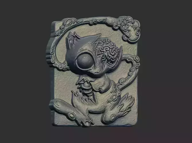 mew pokeman zombie cnc model