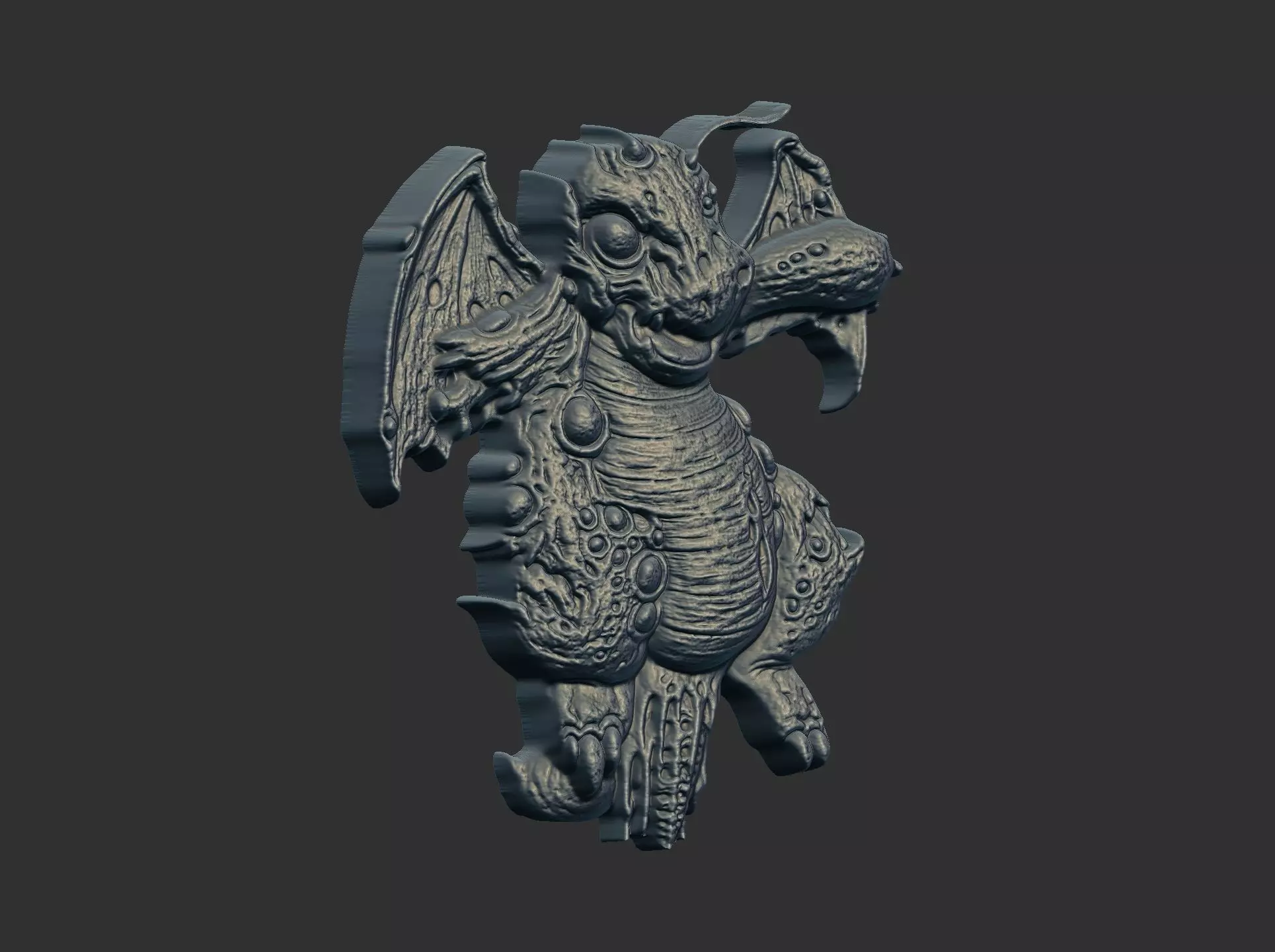 dracoloss pokeman zombie cnc model 3D print model_0
