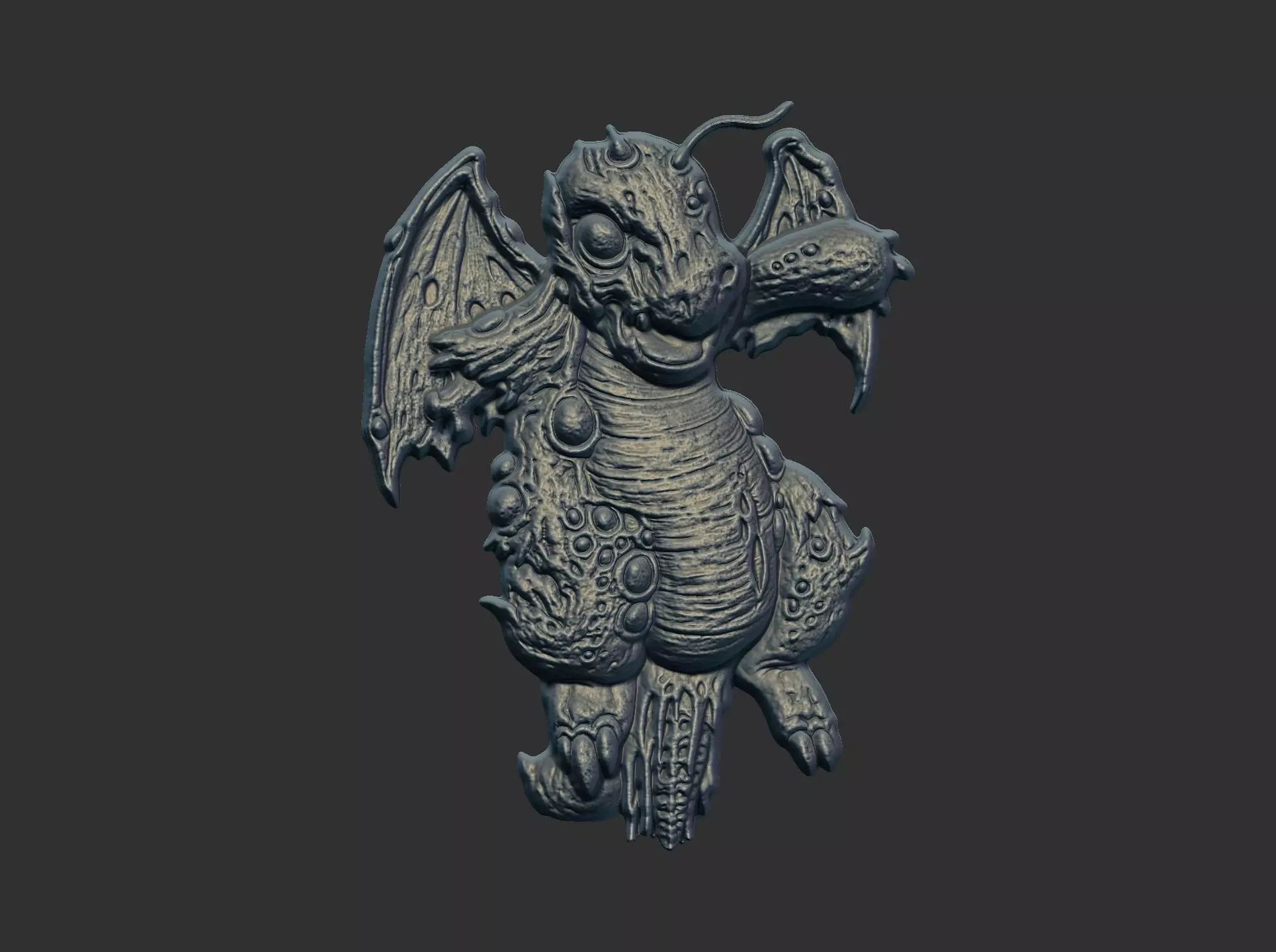dracoloss pokeman zombie cnc model 3D print model_2
