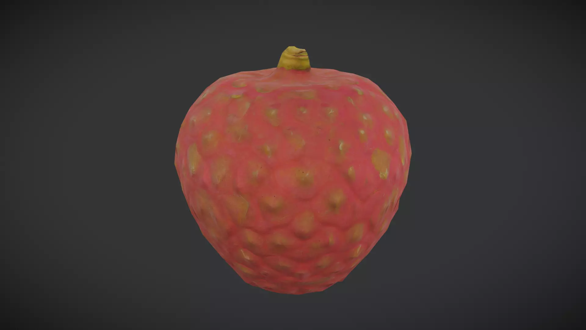 Lychee Low-poly 3D model_0