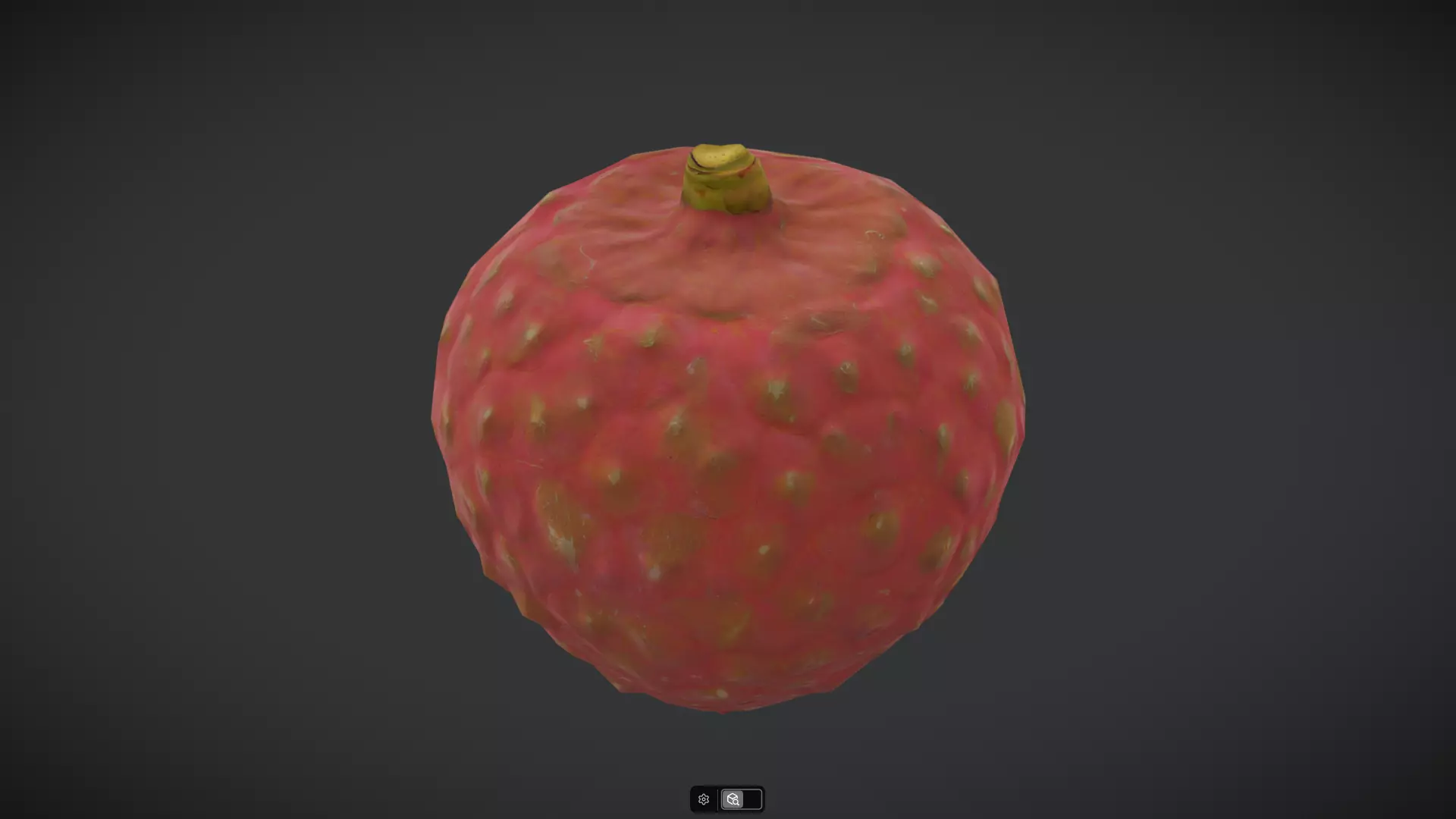 Lychee Low-poly 3D model_5