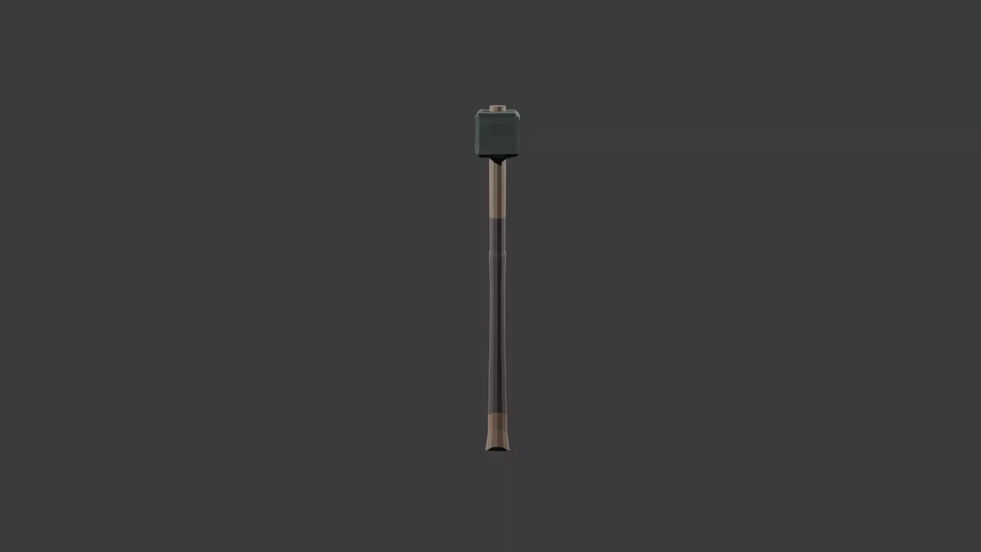 Low poly Hammer Low-poly 3D model_1