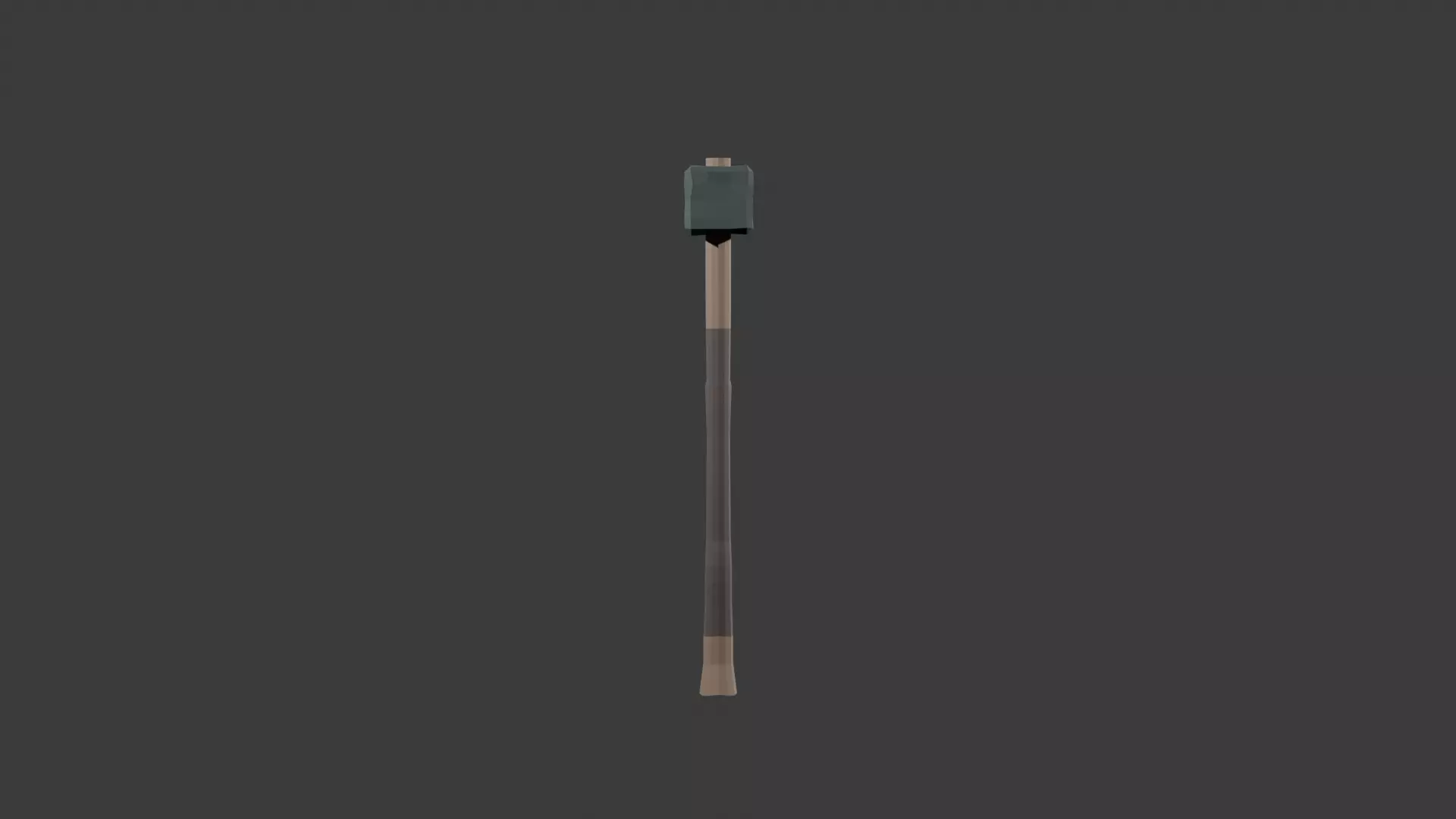 Low poly Hammer Low-poly 3D model_4