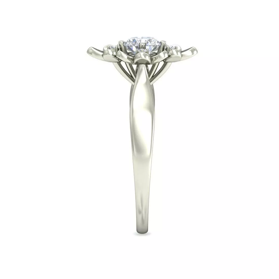 Women Ring  Render 3dm STL OBJ FBX Details 3D print model_2