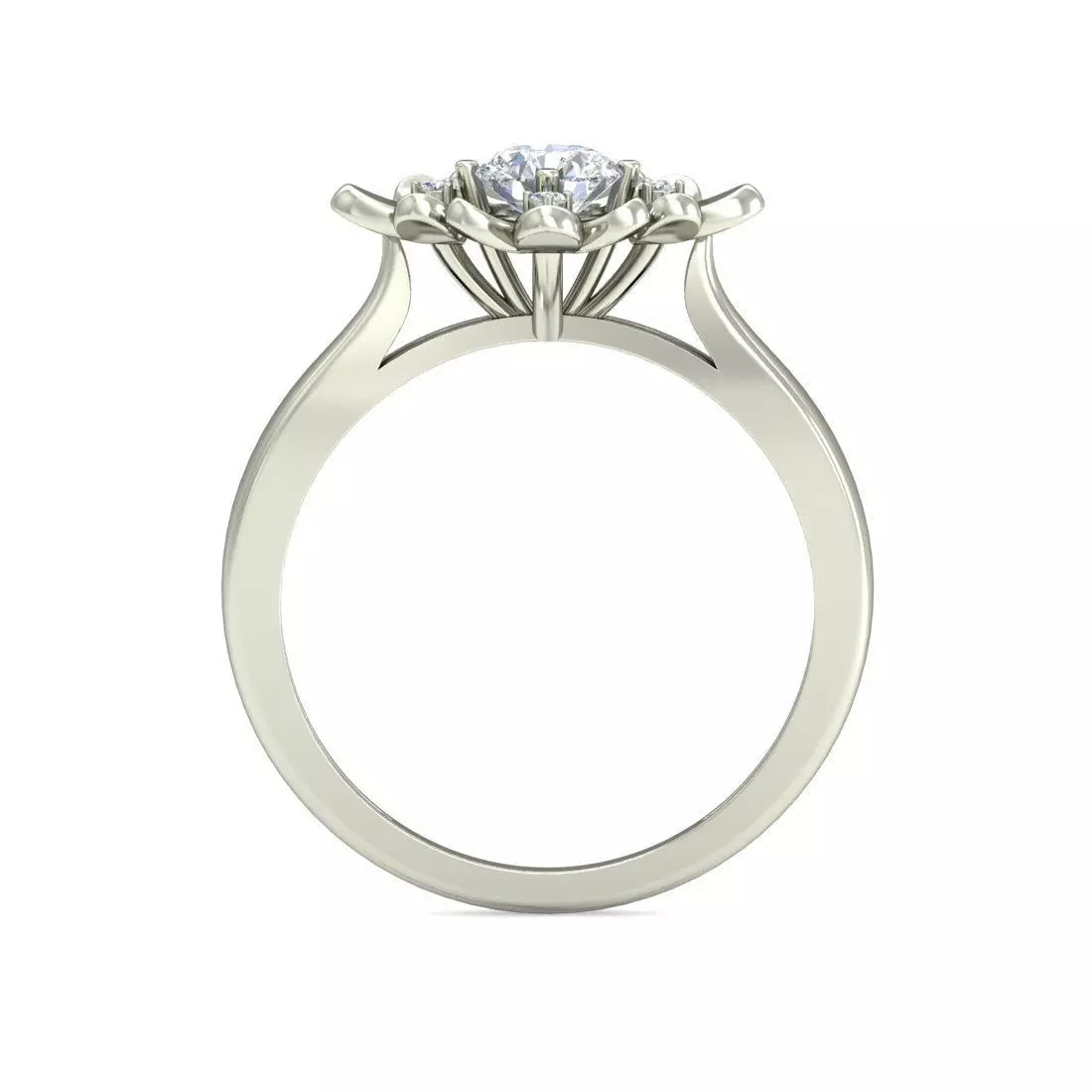 Women Ring  Render 3dm STL OBJ FBX Details 3D print model_1