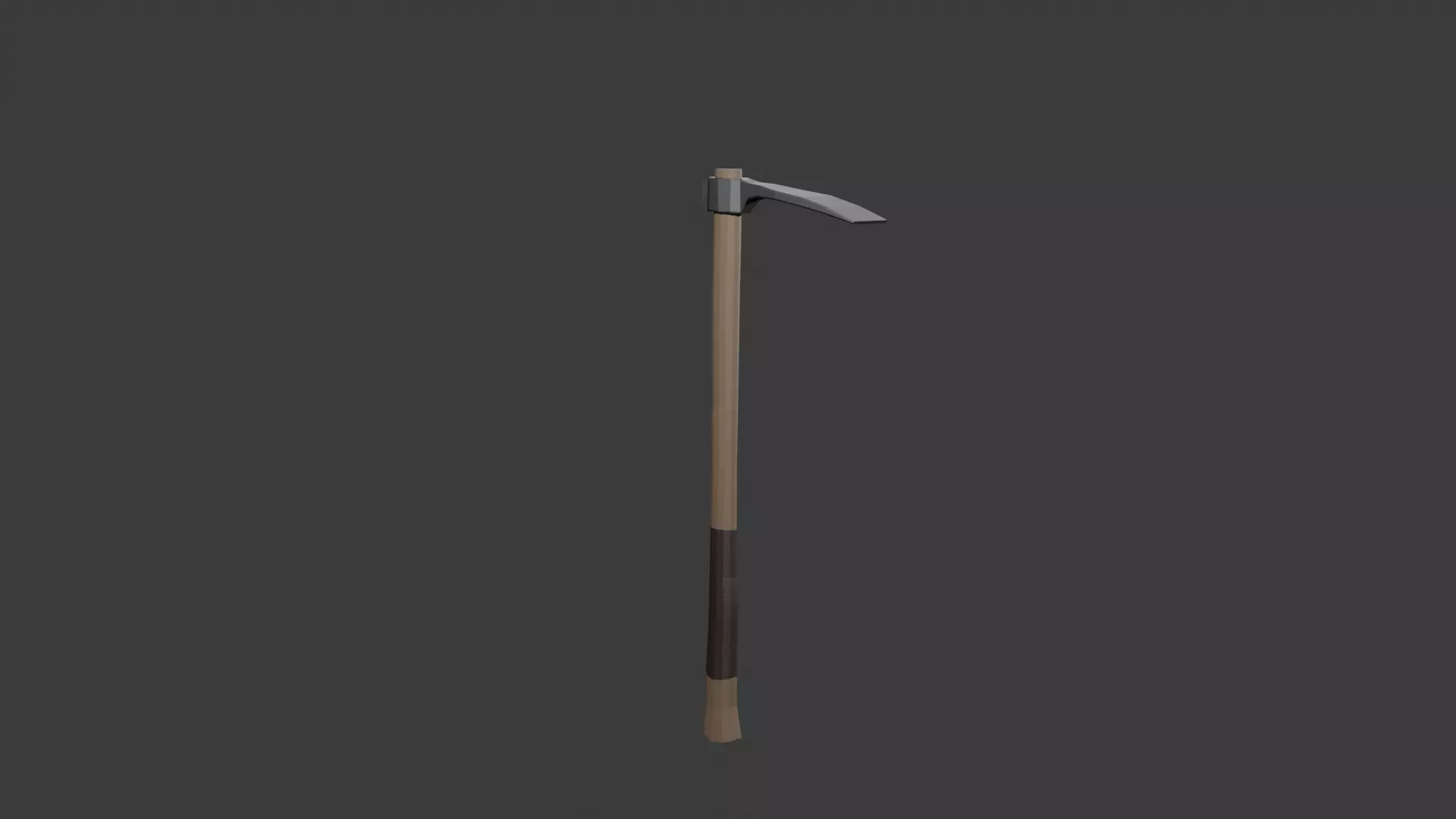 Low poly Hoe Low-poly 3D model_3