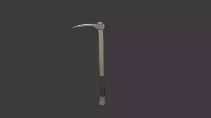 Low poly Hoe Low-poly 3D model