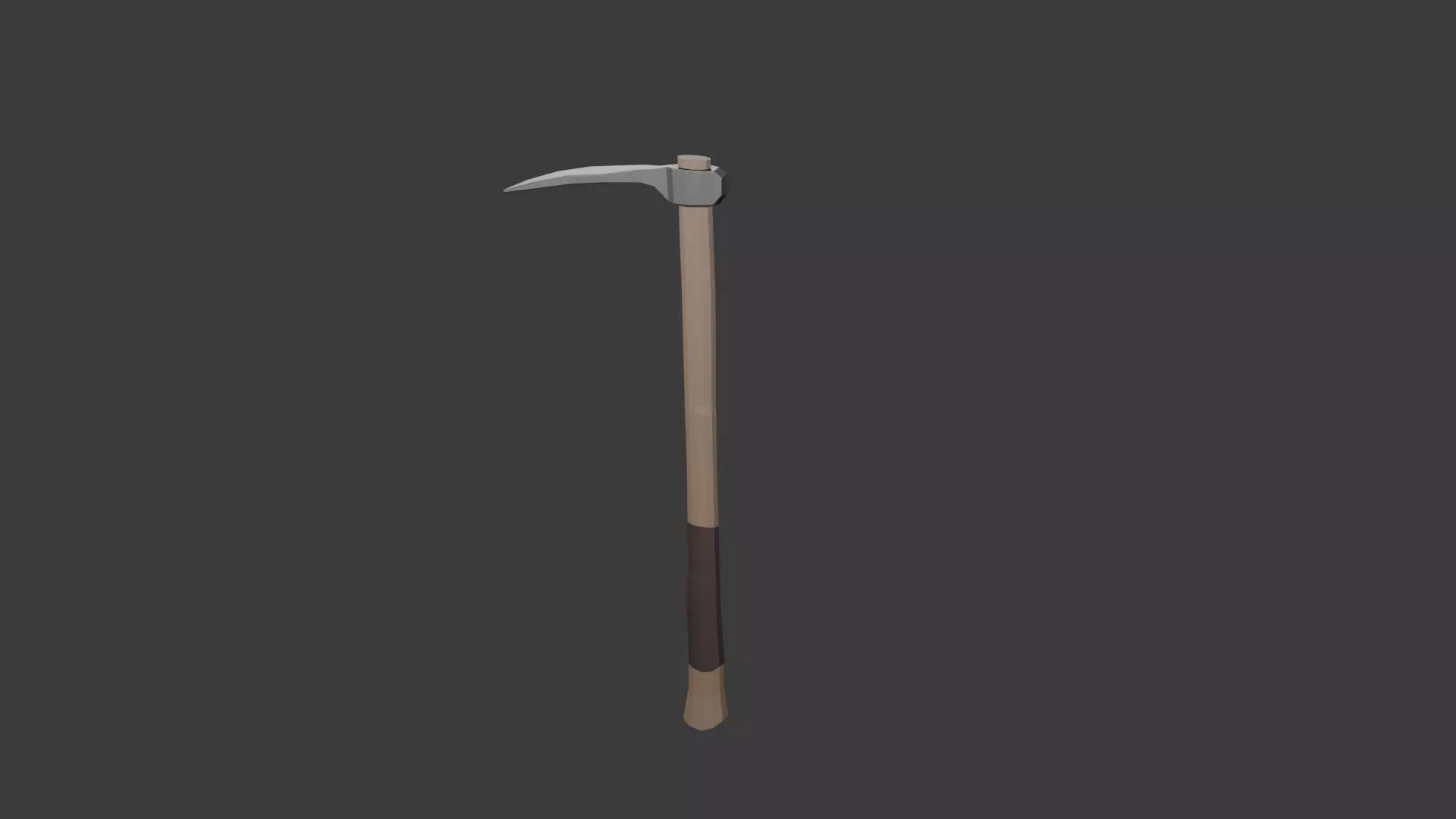 Low poly Hoe Low-poly 3D model_0