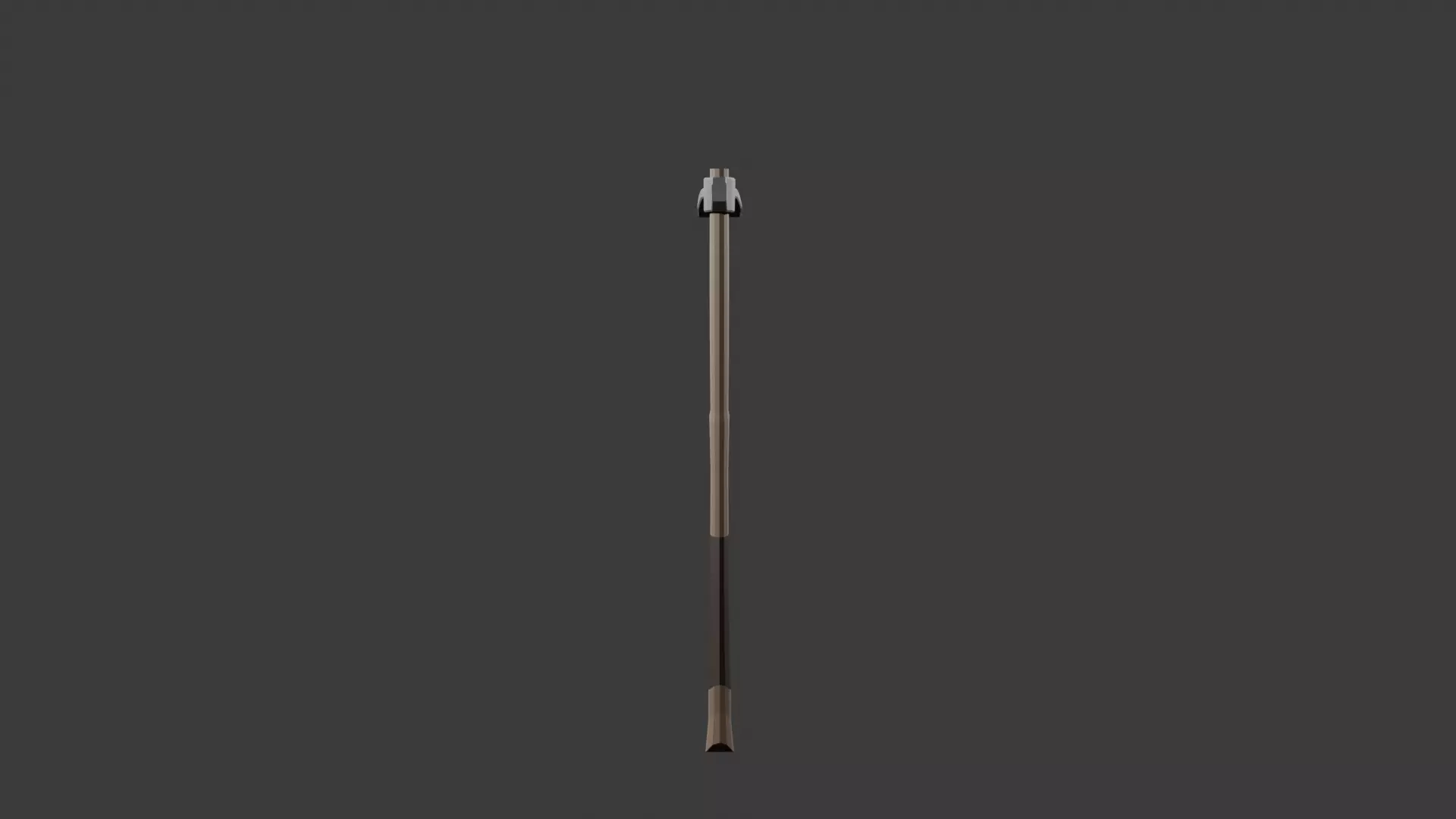 Low poly Hoe Low-poly 3D model_1