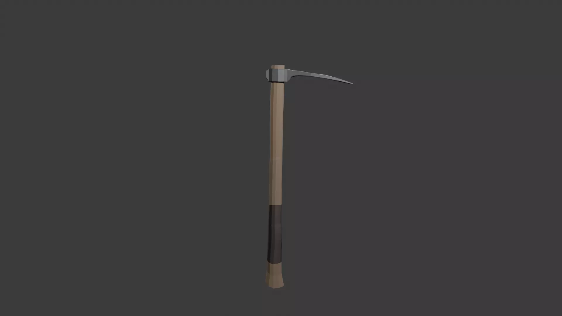Low poly Hoe Low-poly 3D model_2