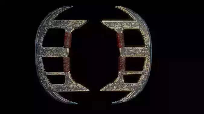 fantasy chakram FBX PBR 