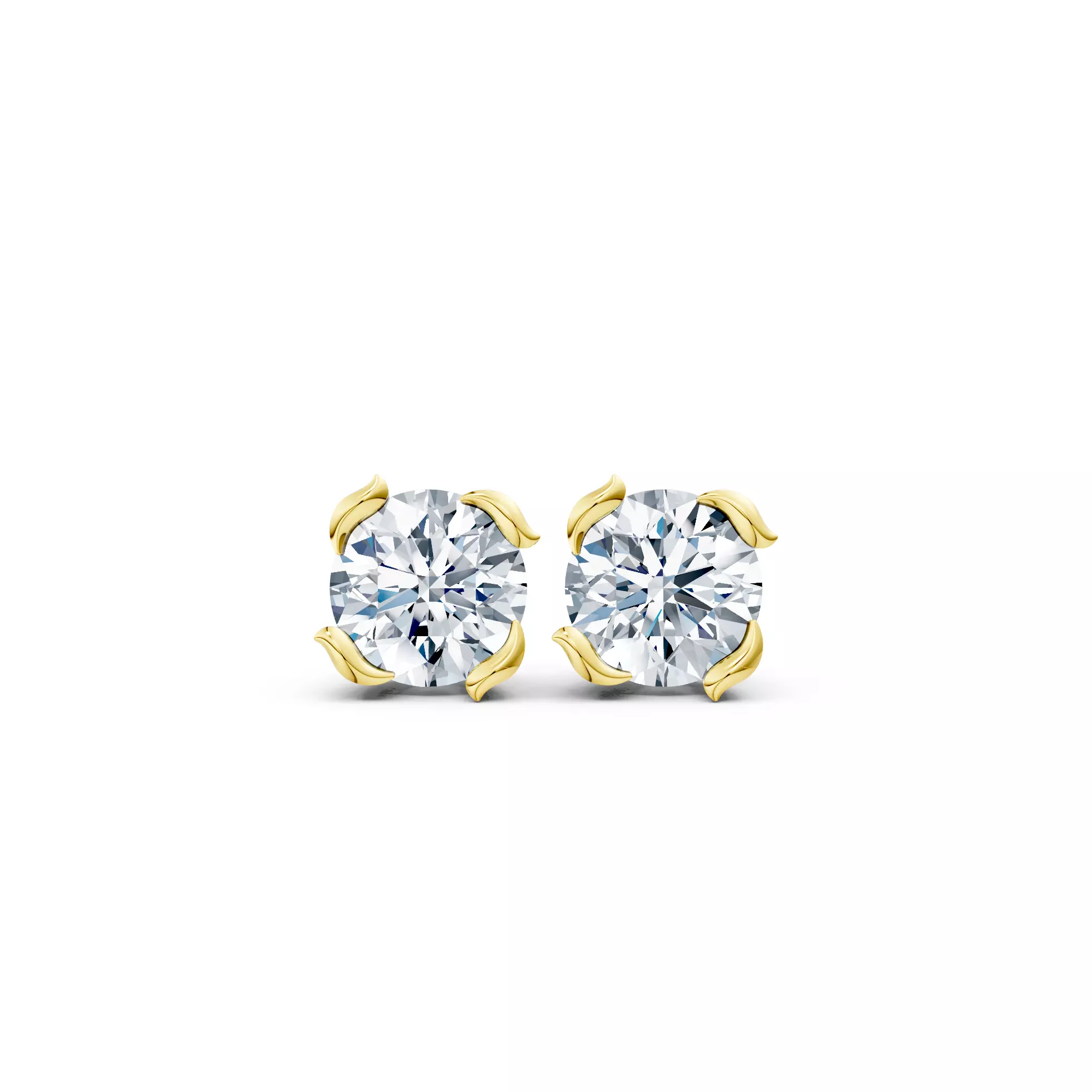 Stud earring Free 3D model_1