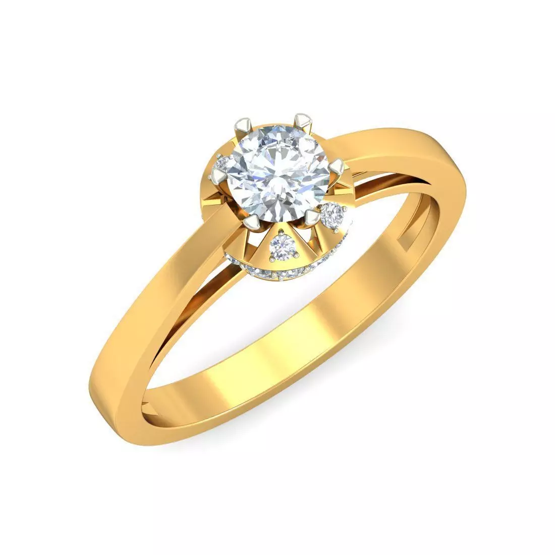 Women Ring Render 3dm STL OBJ FBX Details 3D print model