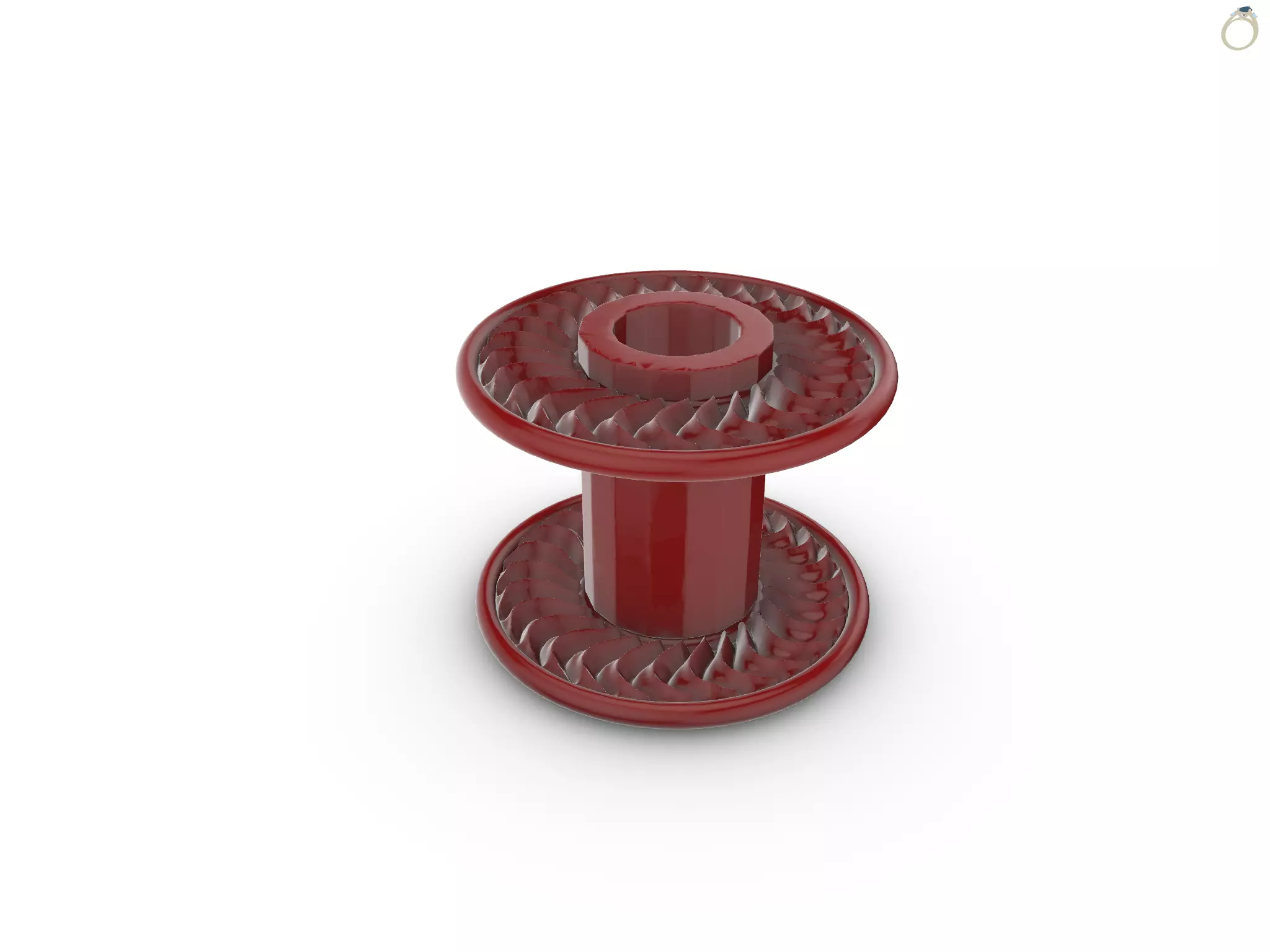 Gear pen Holder 3D print model_0
