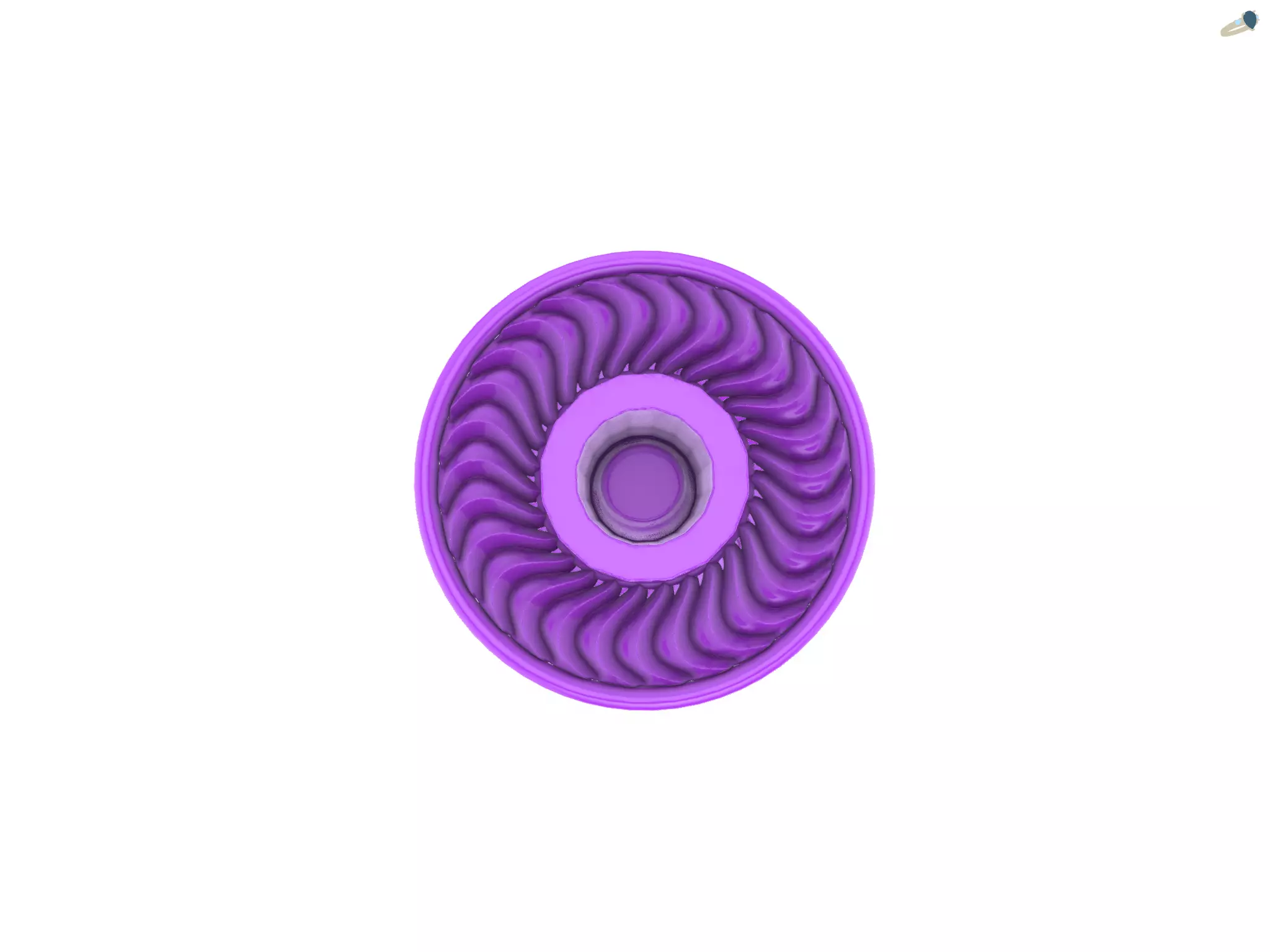 Gear pen Holder 3D print model_6