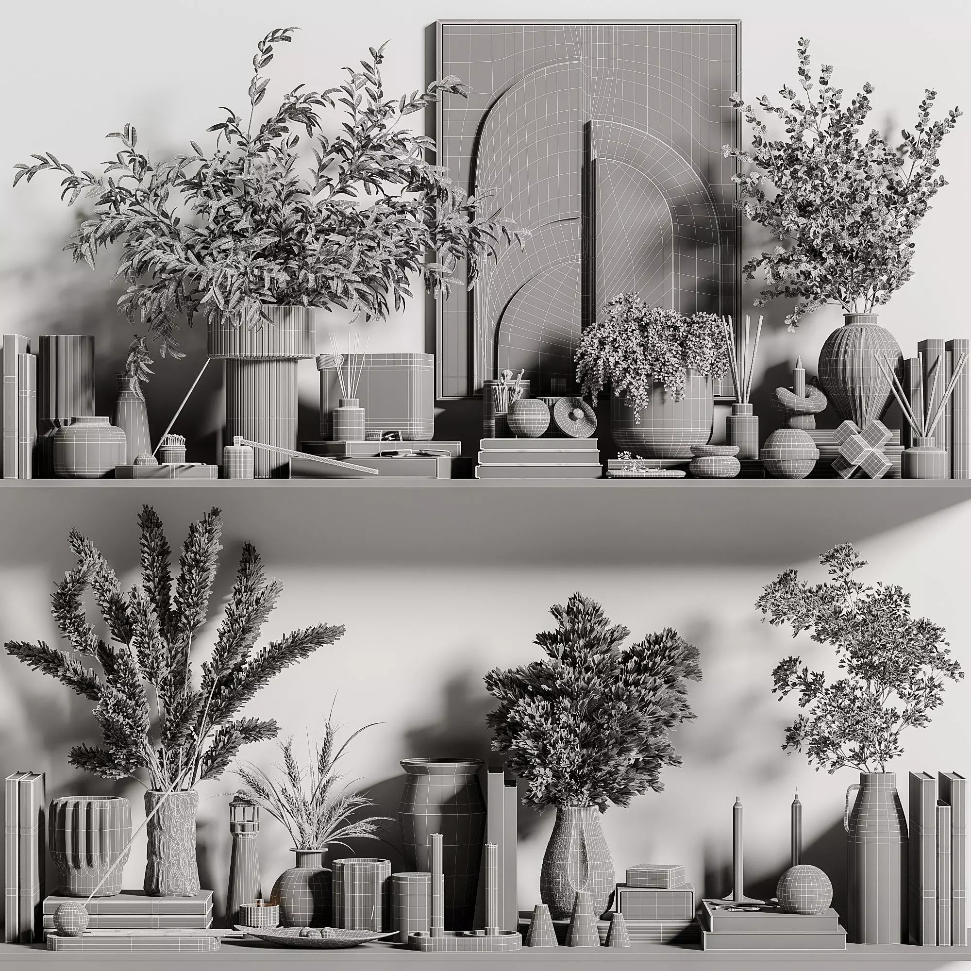 decorative set 140  3D model_7