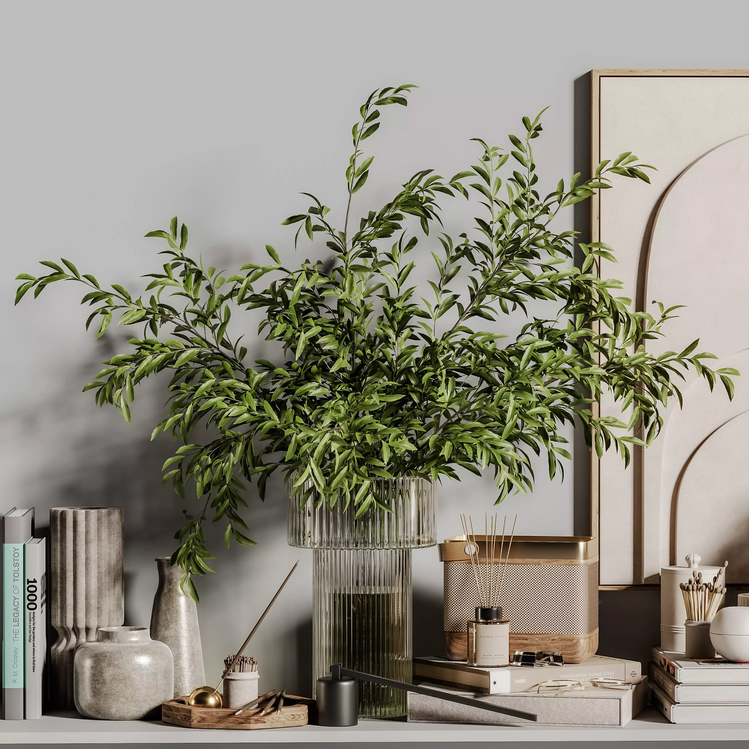 decorative set 140  3D model_2