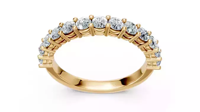 Half Eternity Ring Round Brilliant
