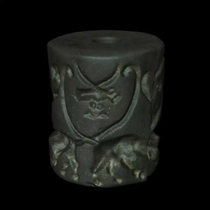 Serpopard Cylinder Seal - 3D Replica 3D print model_0