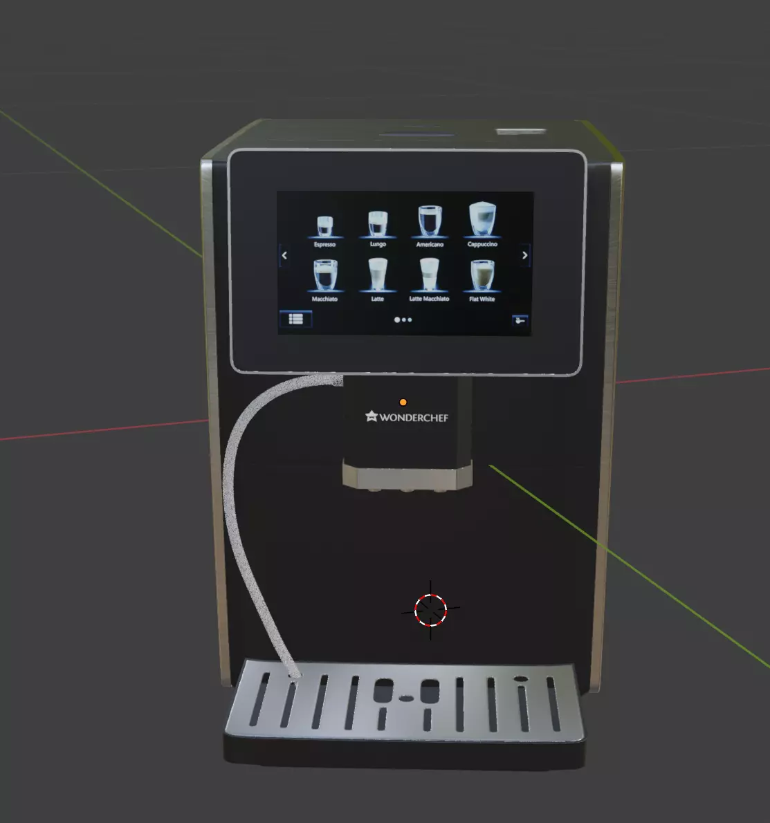 Coffee Machine 3D Model Low-poly 3D model_2