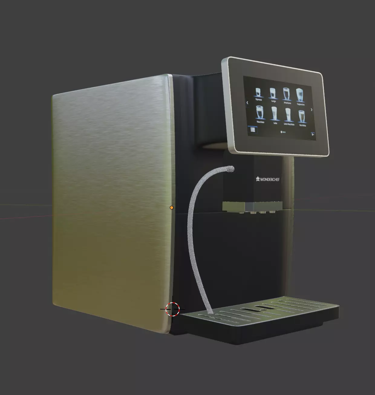 Coffee Machine 3D Model Low-poly 3D model_0