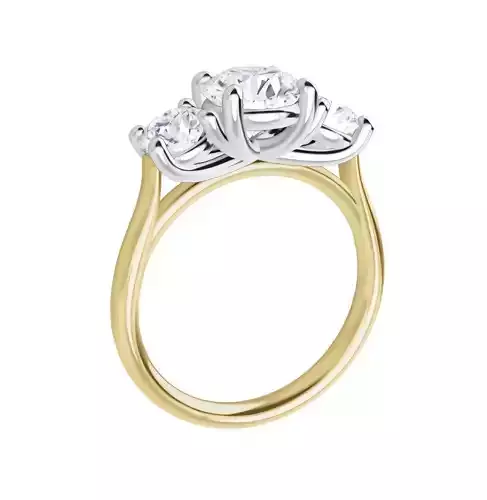 3 solitaire Ring