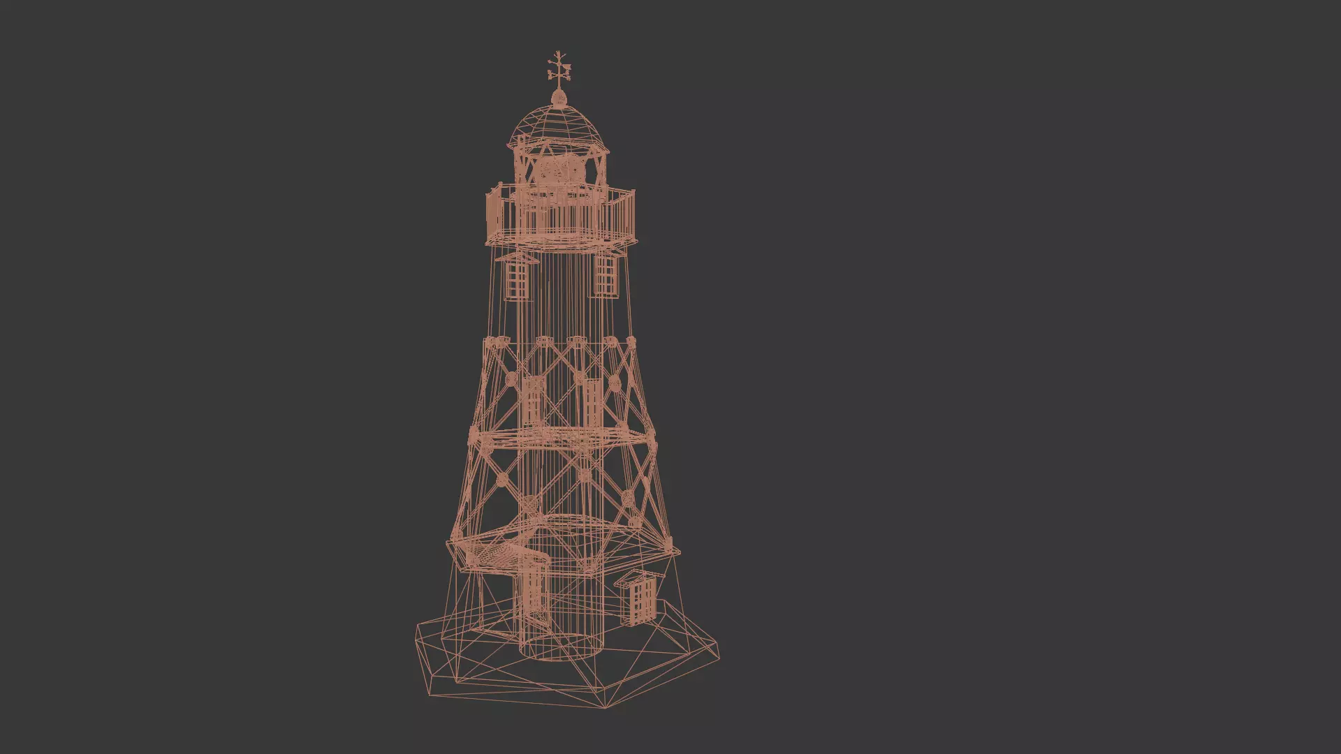 Japanese  famous and beloved Lighthouse  Part2 3D model_6
