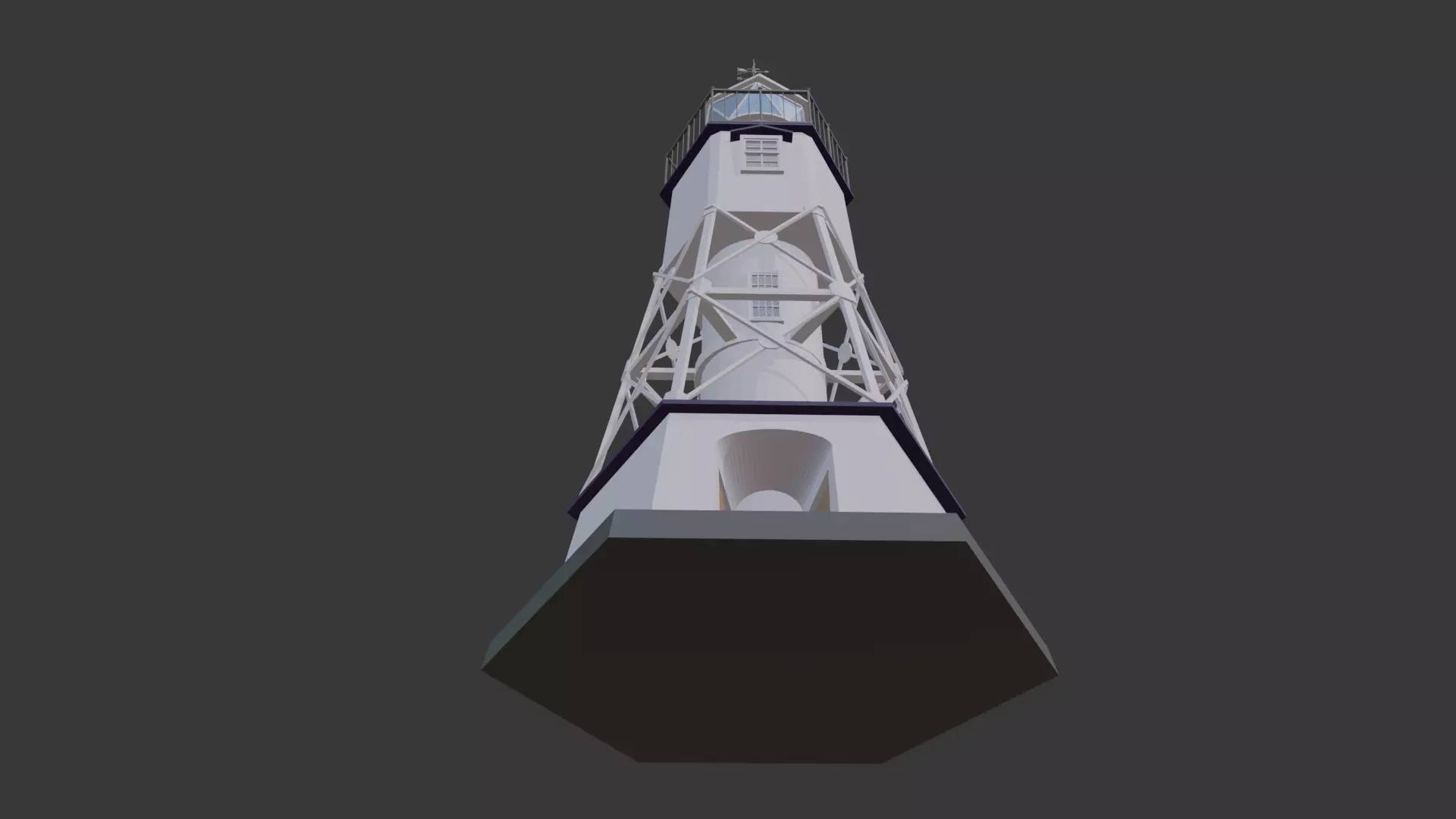 Japanese  famous and beloved Lighthouse  Part2 3D model_3