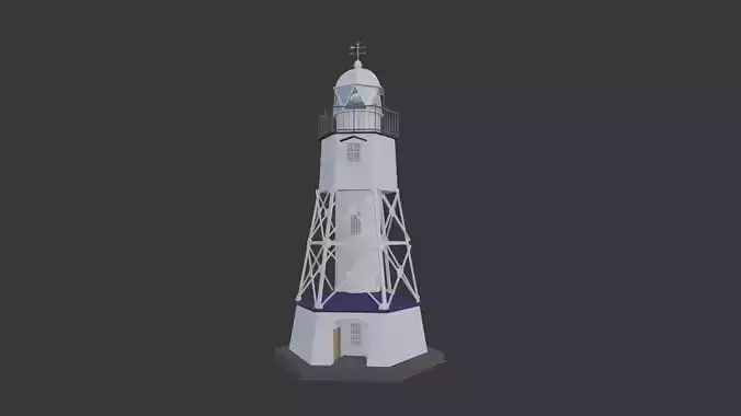 Japanese  famous and beloved Lighthouse  Part2 3D model Japanese  famous and beloved Lighthouse  Part2 3D model