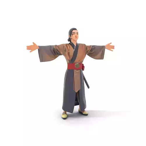Traditional Samurai Garb model pack