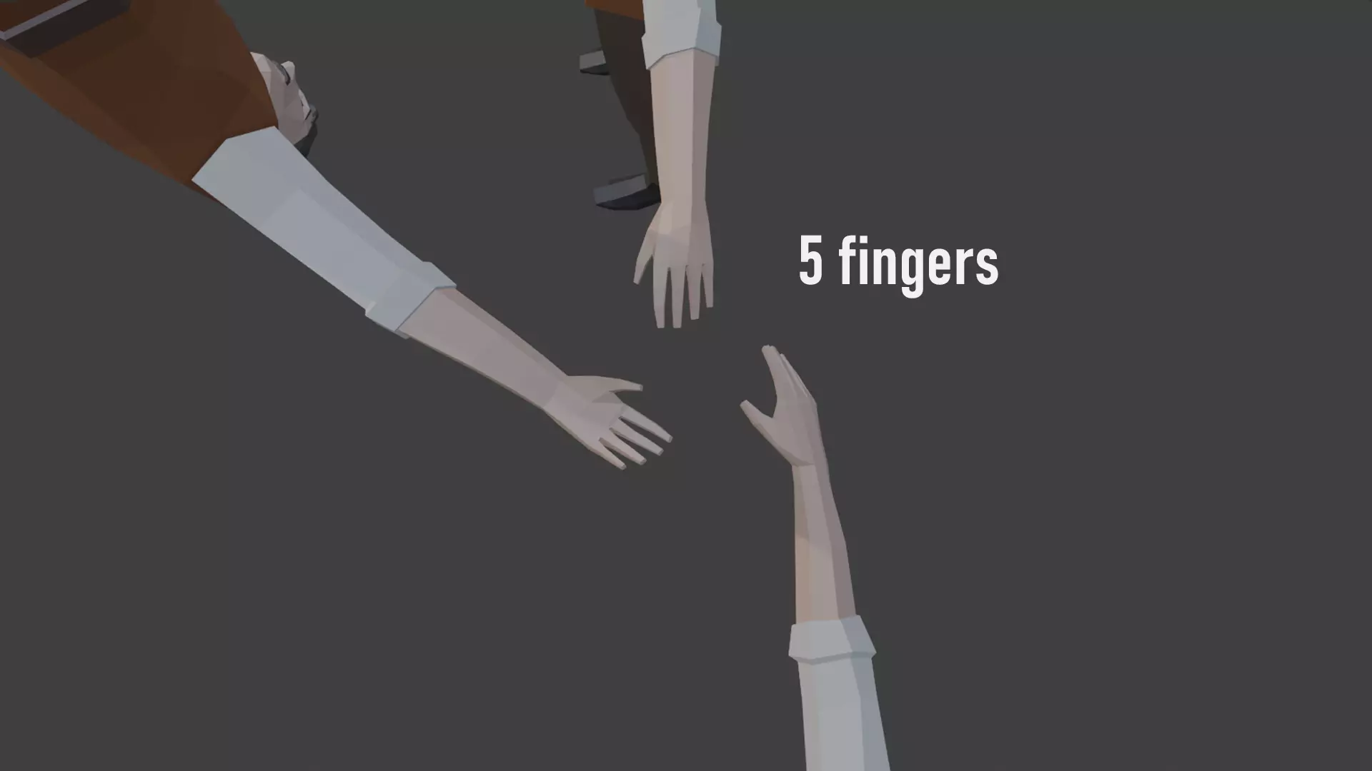 Low Poly Character Pack Rigged Low-poly 3D model_11