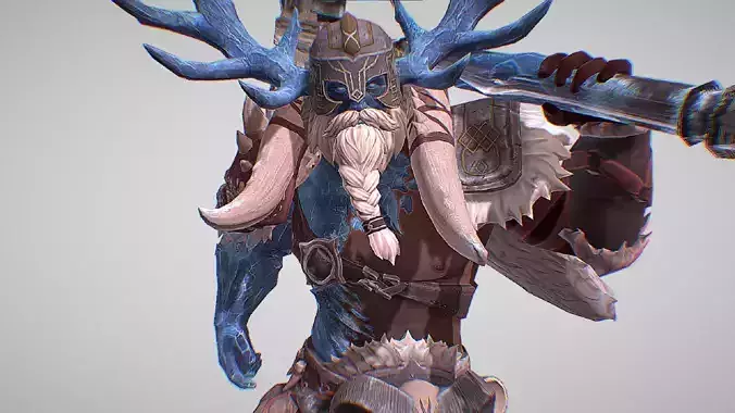 Voroth - Watcher Of Realms Hero - Included With Animation Low-poly 3D model