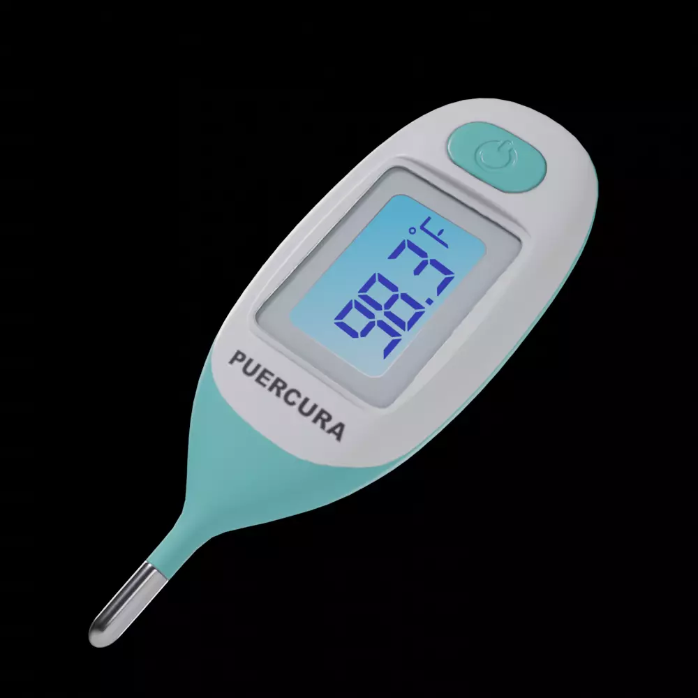 Rectal Thermometer Low-poly 3D model