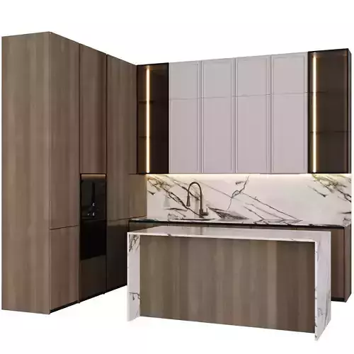 Modern Kitchen with Island 13
