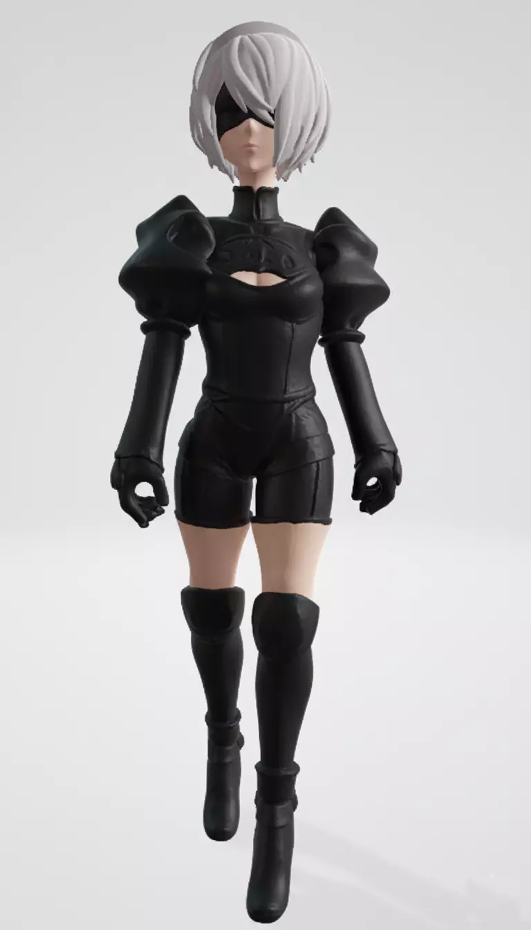 2b Nier Automata Free 3D print model