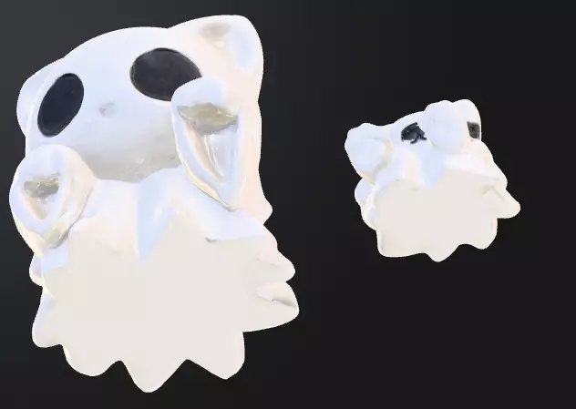 Kitty Ghost Trio 3D print model_2
