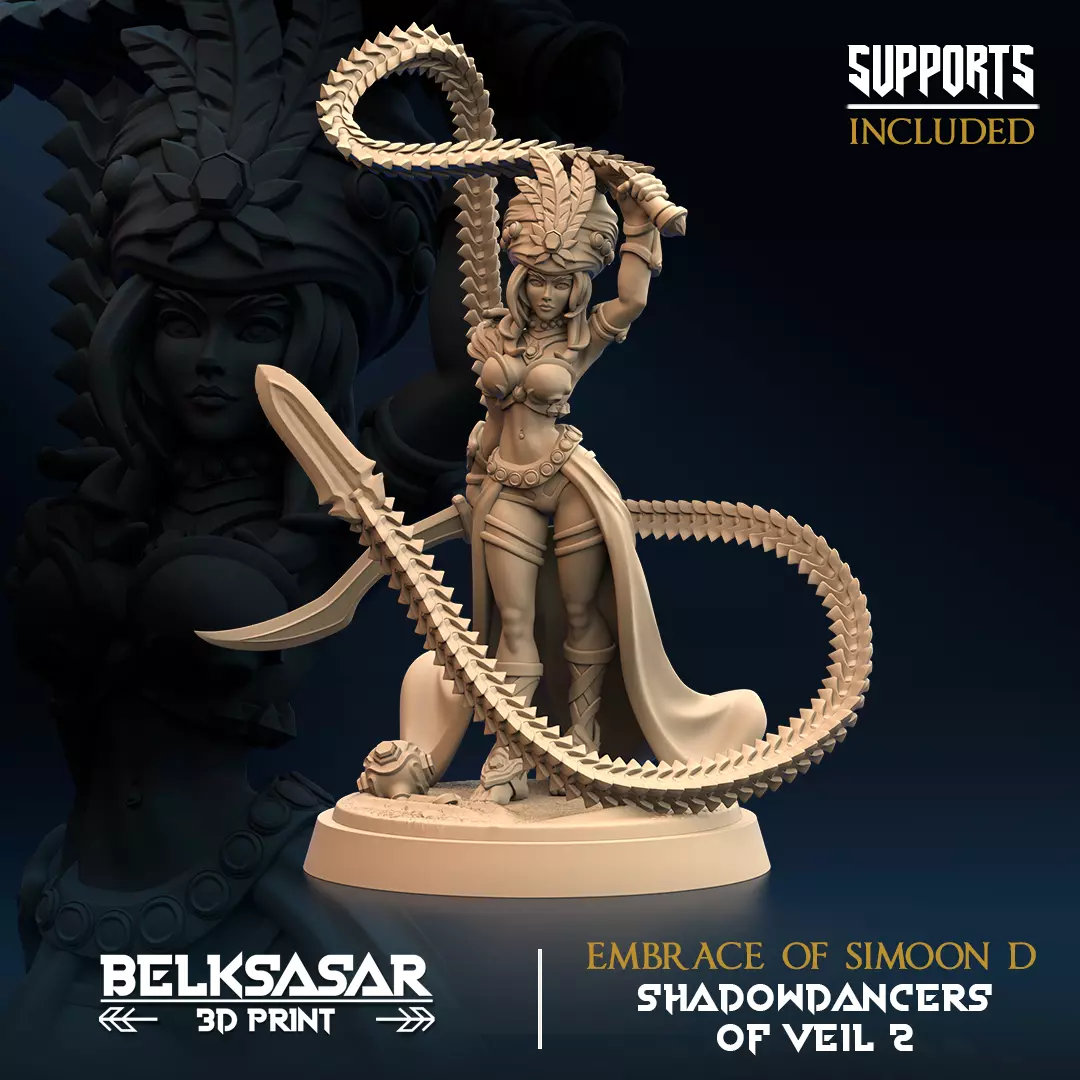 Embrace of Simoon Set x6 3D print model_6