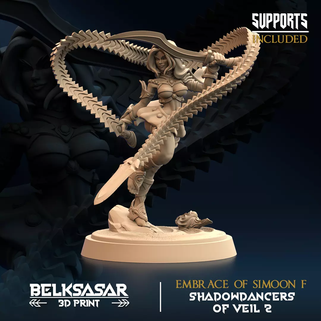 Embrace of Simoon Set x6 3D print model_2