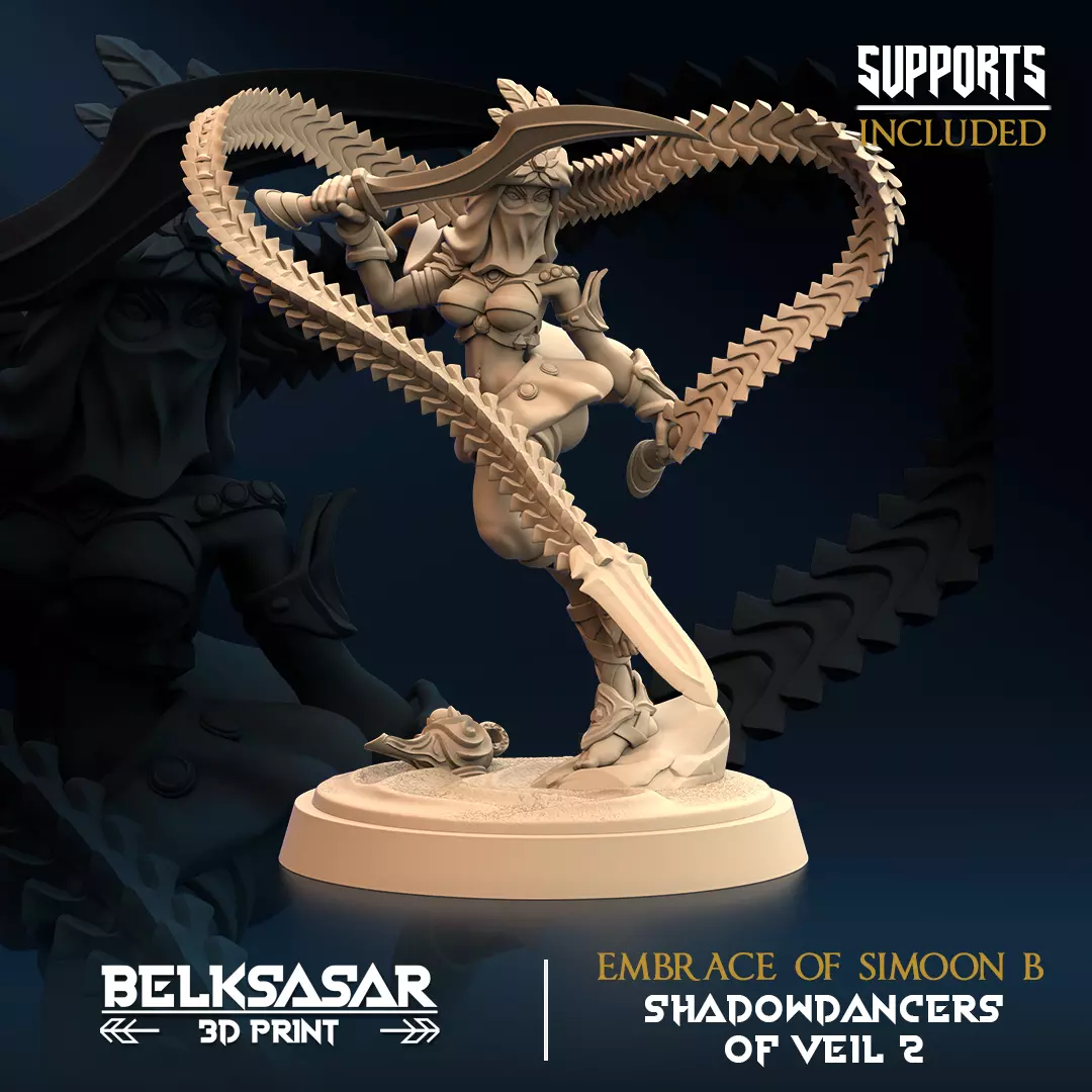 Embrace of Simoon Set x6 3D print model_4