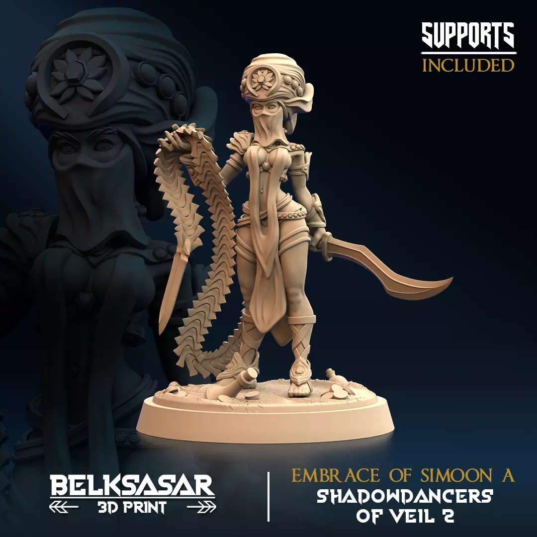 Embrace of Simoon Set x6 3D print model_3