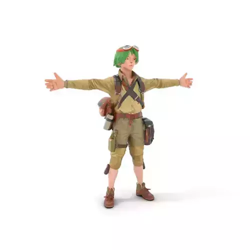 Adventurer Explorer model pack Low-poly 3D model