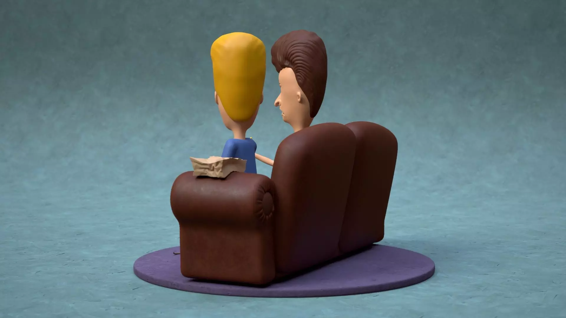 Beavis and butthead 3D print model_2