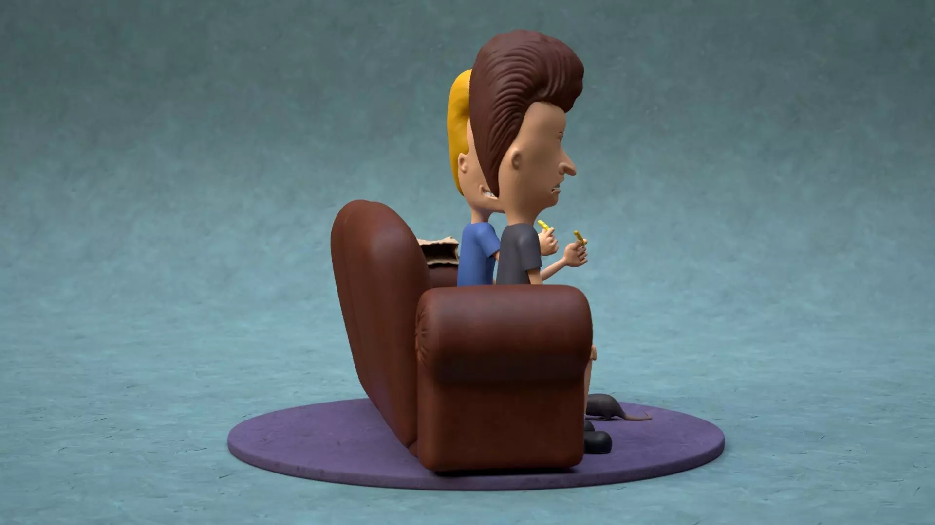 Beavis and butthead 3D print model_3