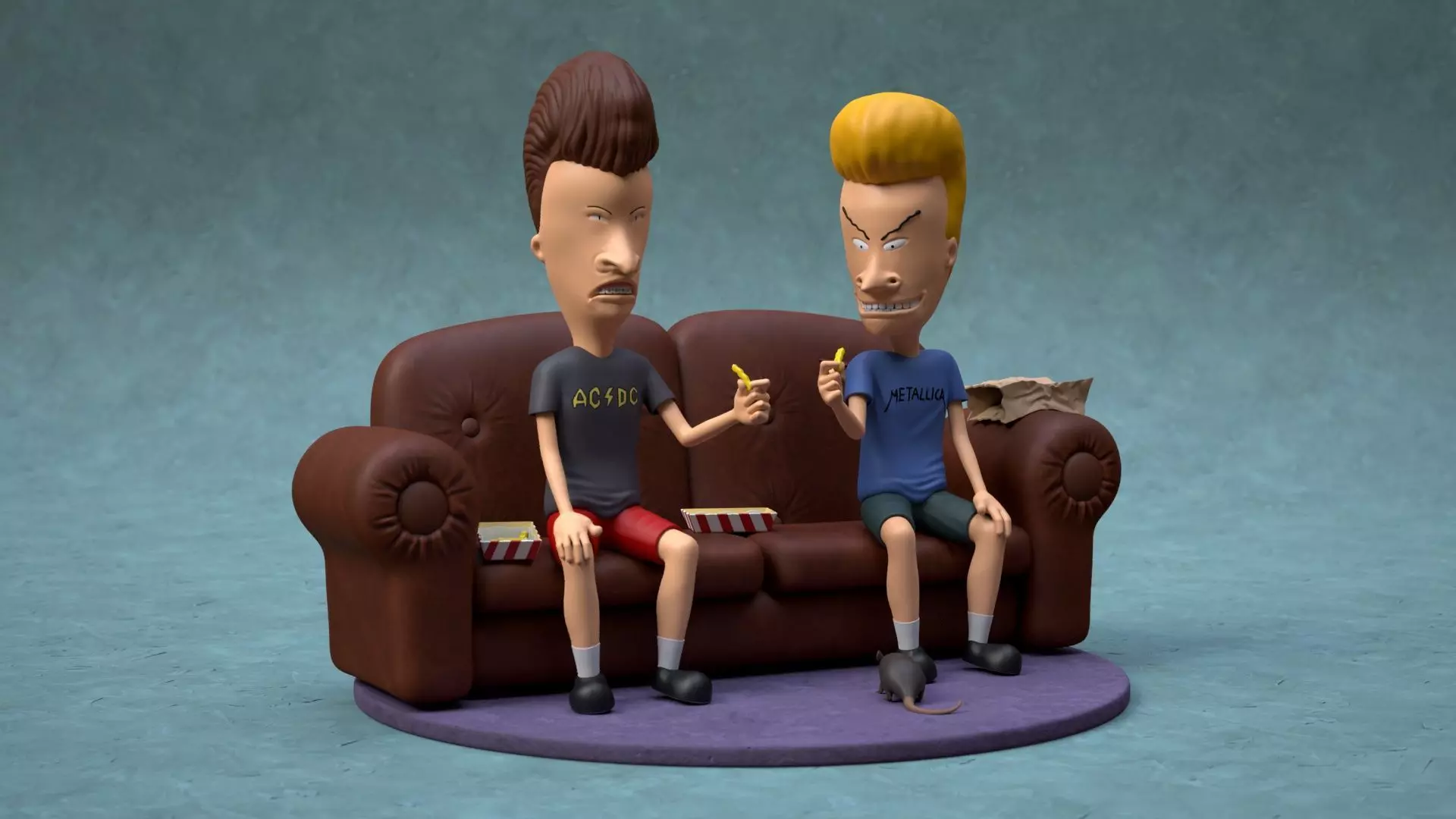 Beavis and butthead 3D print model_6