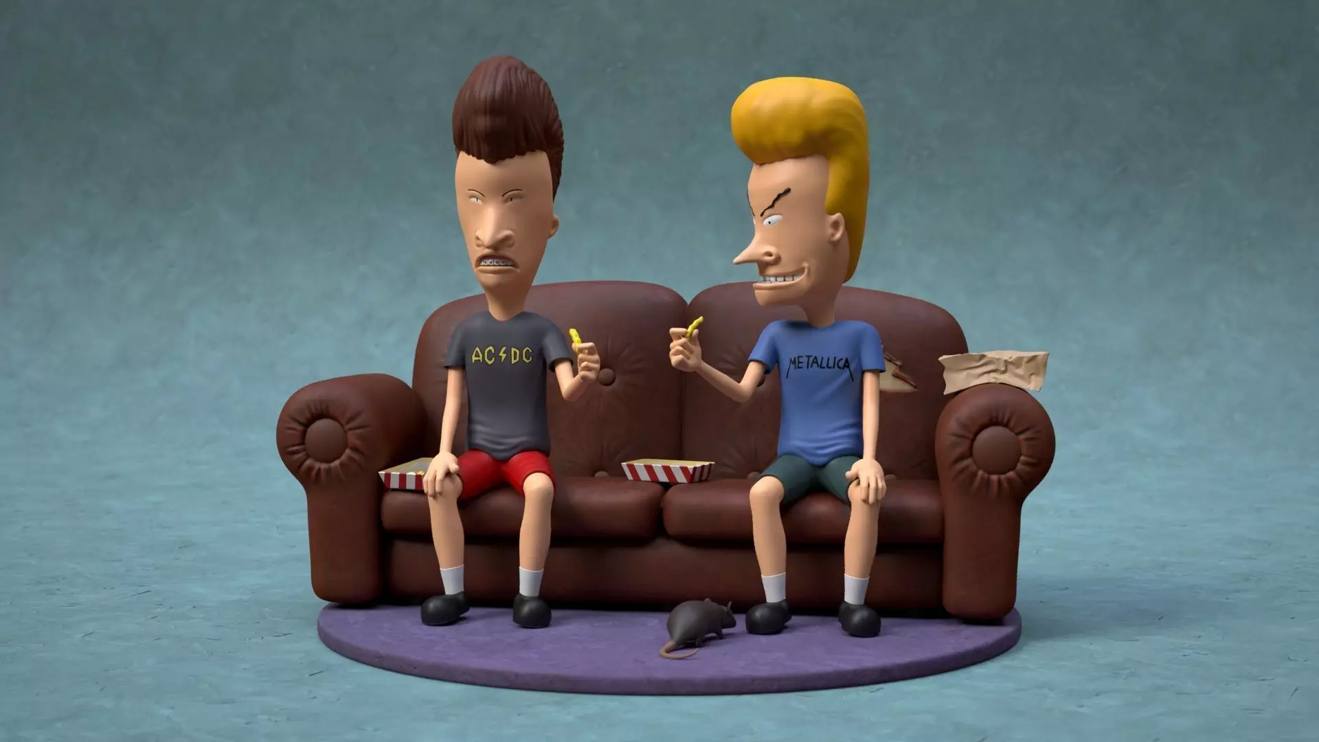 Beavis and butthead 3D print model_0