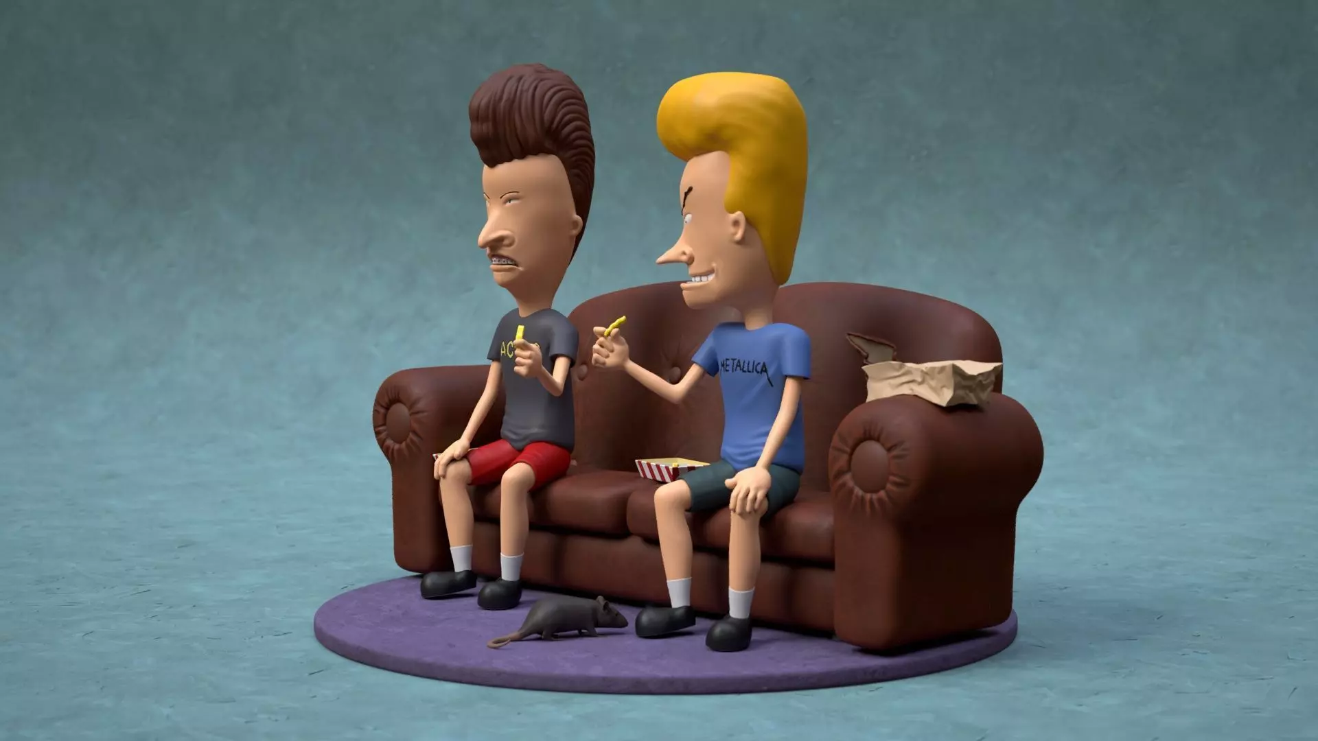 Beavis and butthead 3D print model_10