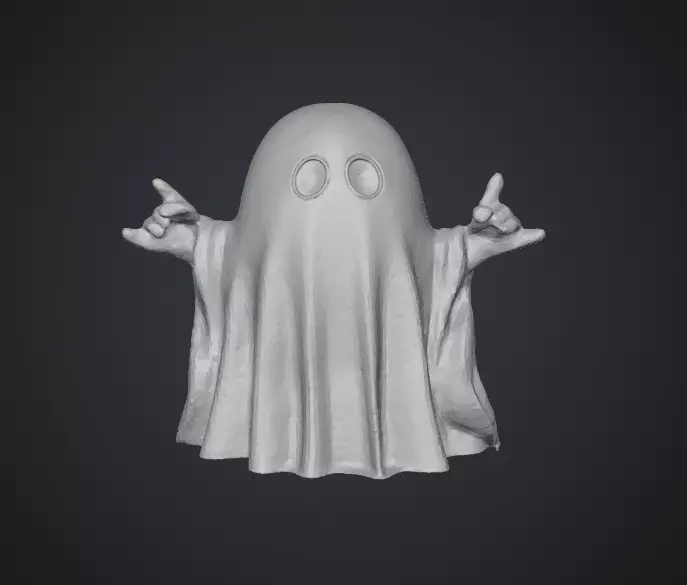 Rock n Roll Ghost 3D print model_1