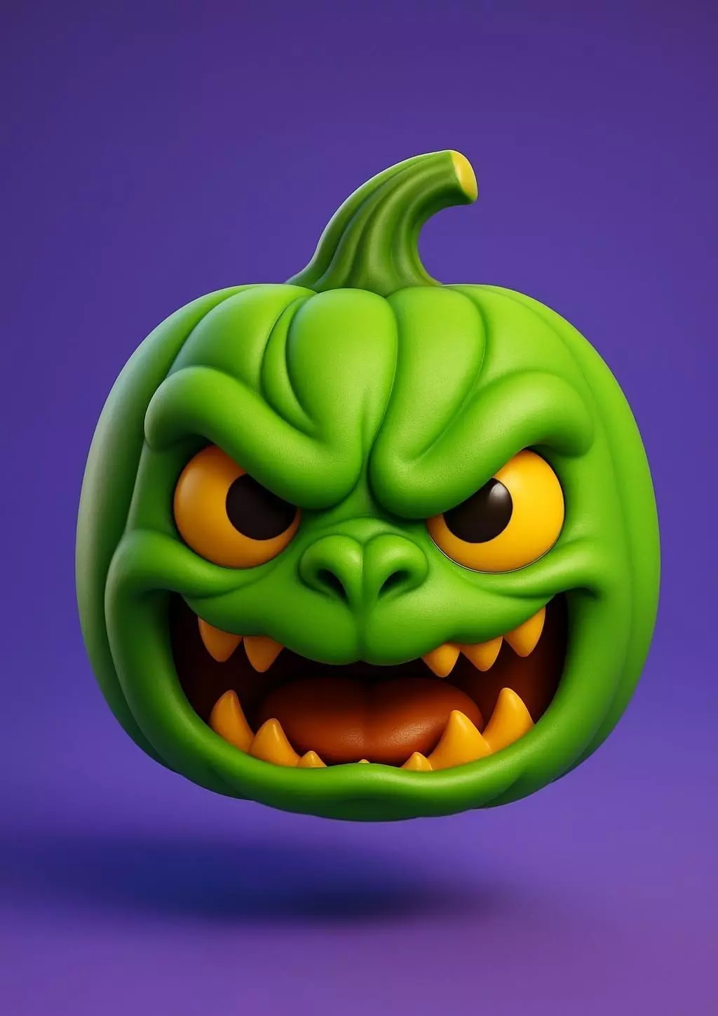 Spooky Halloween Pumpkin 3D print model_1
