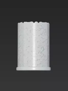 Elegant 3D Holder in Different Flowers Shape Showpiece 3D print model_2