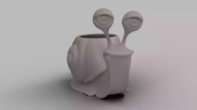 Cute Snail Pot